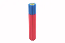 Vodní trubice pěnová stříkací 35 cm - mix barev (6)