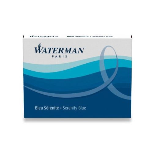 Inkoustové bombičky Waterman standardní 8ks - modročerné