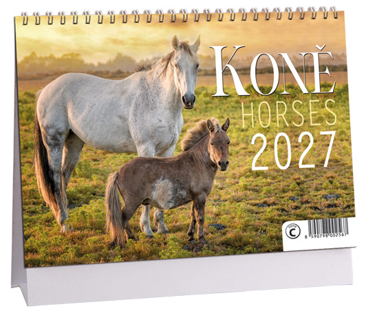 Levně Stolní kalendář 2027 Aria Koně