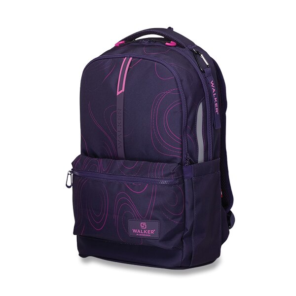 Levně Školní batoh Walker Rey - Purple Frequency
