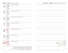 Týdenní diář 2026 Helma kapesní - Print Pop oranžový (1)