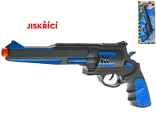 Pistole 35 cm jiskřící na setrvačník