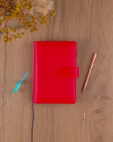 Týdenní diář 2027 Notique Refill kroužkový 12,5 x 19 cm sytě červený (2)
