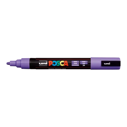 Dekorační popisovač Posca PC-5M, lila (34), 1,8-2,5 mm