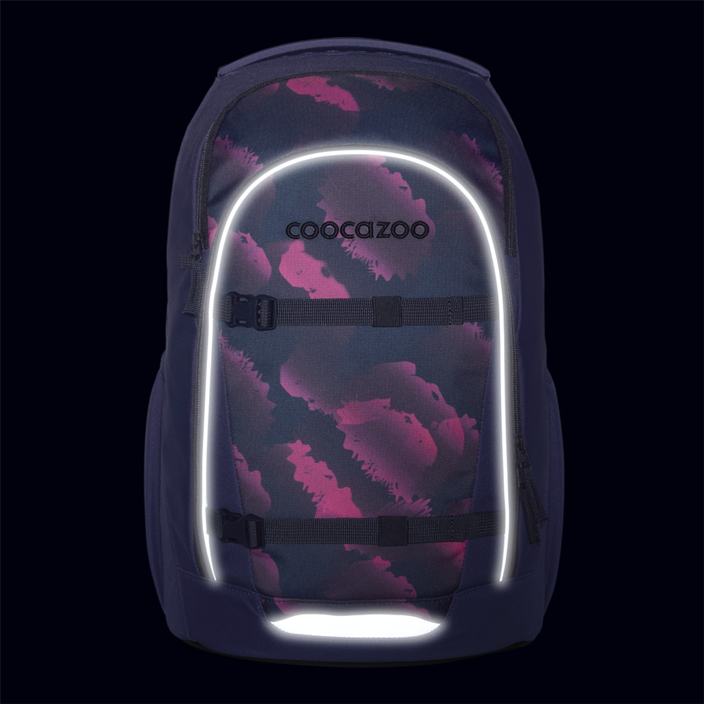 Batoh coocazoo EVERY Berry Marble s reflexními prvky ve tmě