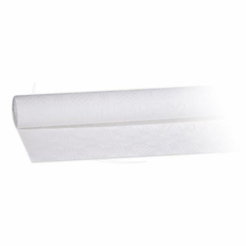 Papírový ubrus na roli 10 x 1,2 m - bílý