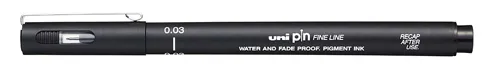 Kreslící liner UNI PIN03-200, 0,03 mm, černý