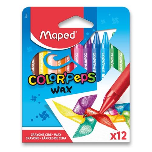 Voskovky Maped Color'Peps Wax - 12 barev
