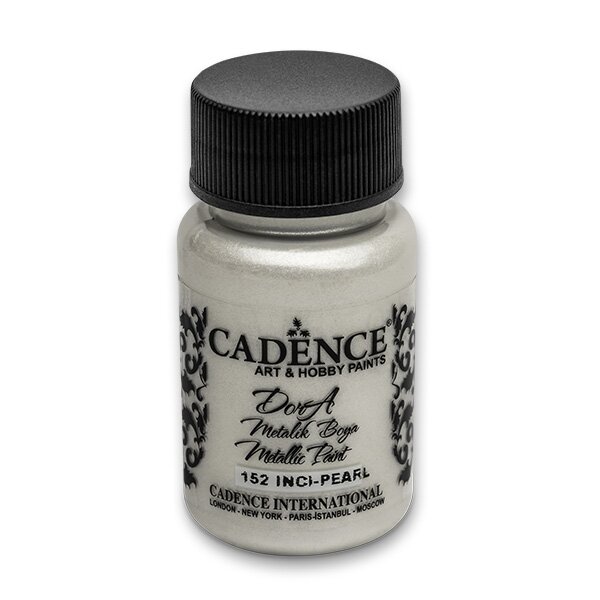 Levně Akrylová barva metalická CADENCE Dora Metalic, 50ml - perleťová (pearl)