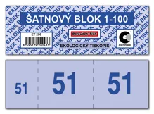 Šatnové bloky  1-100 čísel (3)