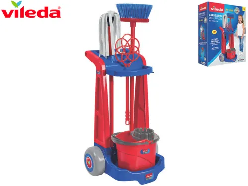 Vileda sada malá uklízečka, 4 ks s vozíkem 48 cm