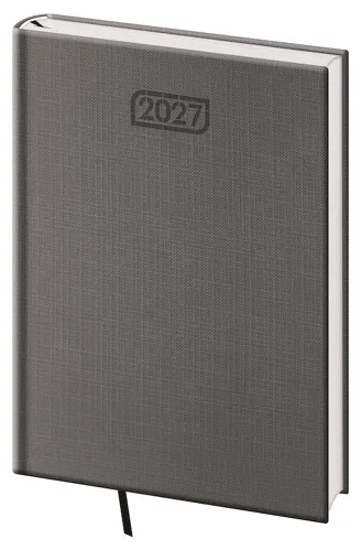 Denní diář 2027 Helma A5 Zephir šedý