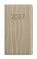 Týdenní diář 2027 Baloušek Jakub Wood kapesní světle hnědá
