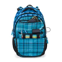 Školní batoh Porto modré kostičky - Bagmaster (9)