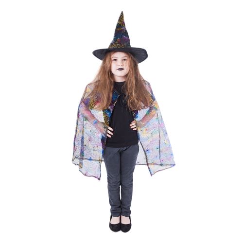 Dětský plášť Čarodějnice s kloboukem