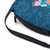 Školní batohový set 3-dílný Bagmaster Lumi 24 E Kostičkový svět + gumovací pero Pilot Frixion (18)