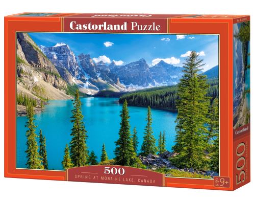 Puzzle Castorland 500 dílků - Jaro u Maraine lake, Kanada