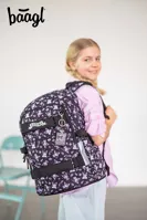 Školní batohový set 3-dílný Baagl Skate Kuromi Black (10)