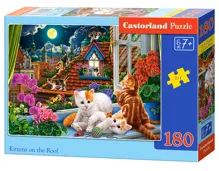 Puzzle Castorland 180 dílků - Koťata na střeše Puzzle Castorland 180 dílků - Koťata na střeše