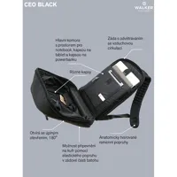 Business batoh Walker CEO Decent Black (7)