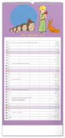 Nástěnný kalendář 2027 Notique Rodinný plánovací Malý princ, 21 x 42 cm (9)