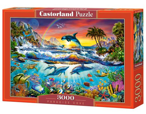 Puzzle Castorland 3000 dílků - Rajská zátoka