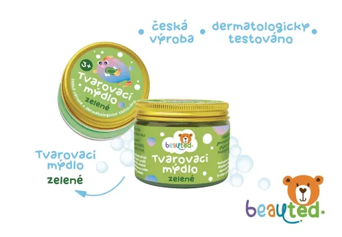 Tvarovací mýdlo v dóze - zelené