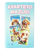 Hrací karty Černý Kvarteto - Zvířecí mazlíci Hrací karty Černý Kvarteto - Zvířecí mazlíci