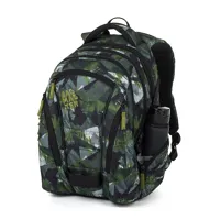Studentský batohový set Bagmaster BAG 26 A ZELENO-ŠEDÝ (batoh,pouzdro) (6)