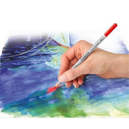 Akvarelové pastelky STAEDTLER Karat, sada 24 barev, kovová krabička