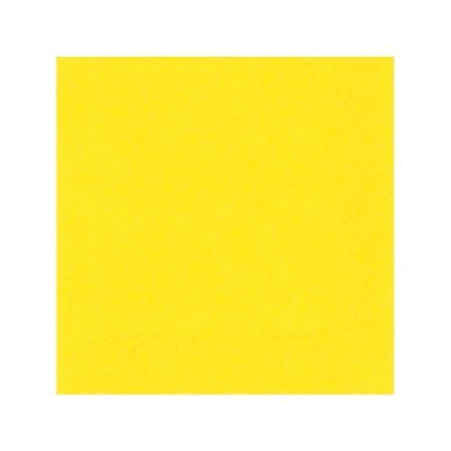 Ubrousky 25 x 25 cm, 3vrstvé, 20 ks - žluté