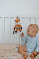 Plyšové chrastítko srneček 30 cm se závěsem na postýlku (6)