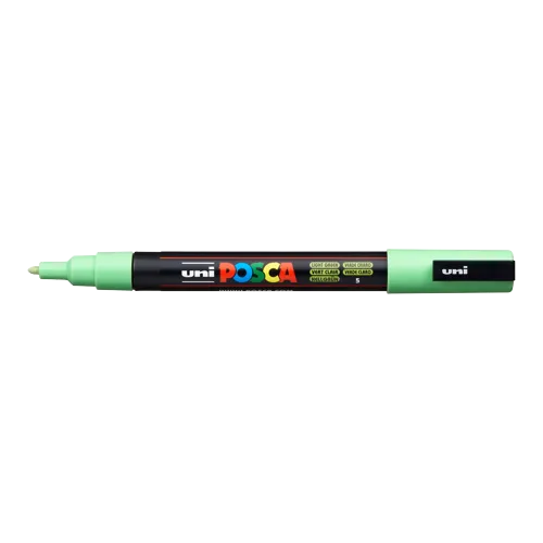 Dekorační popisovač Posca PC-3M, světle zelená (5), 0,9-1,3 mm