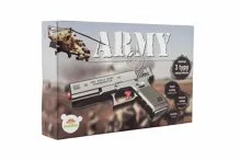Pistole na kuličky 20 cm s vodními kuličkami 6 mm, pěnovými a gumovými náboji (1)