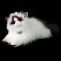 Plyšová kočka ragdoll ležící 35 cm, ECO-FRIENDLY (3)