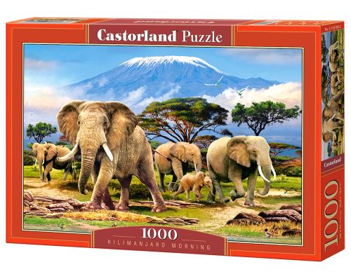 Puzzle Castorland 1000 dílků - Sloni