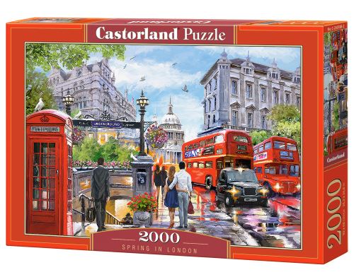 Puzzle Castorland 2000 dílků - Jaro v Londýně