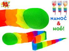 Sun Fun vodní míč s duhovým fáborkem 95 cm - mix barev