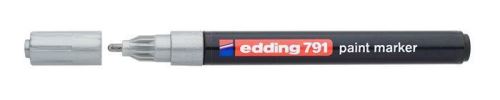 Lakový popisovač EDDING 791, 1-2mm - stříbrný