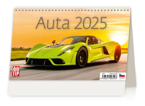 Stolní kalendář 2025 Helma - Auta