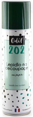 Odif Lepidlo 202 - lak na decoupage ve spreji, 250 ml