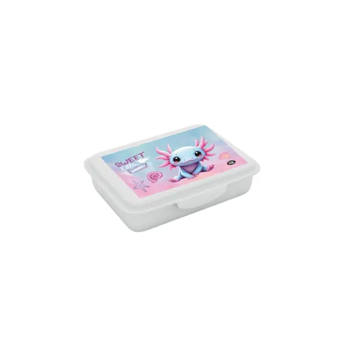 Box na svačinu Karton P+P s přihrádkou - Axolotl