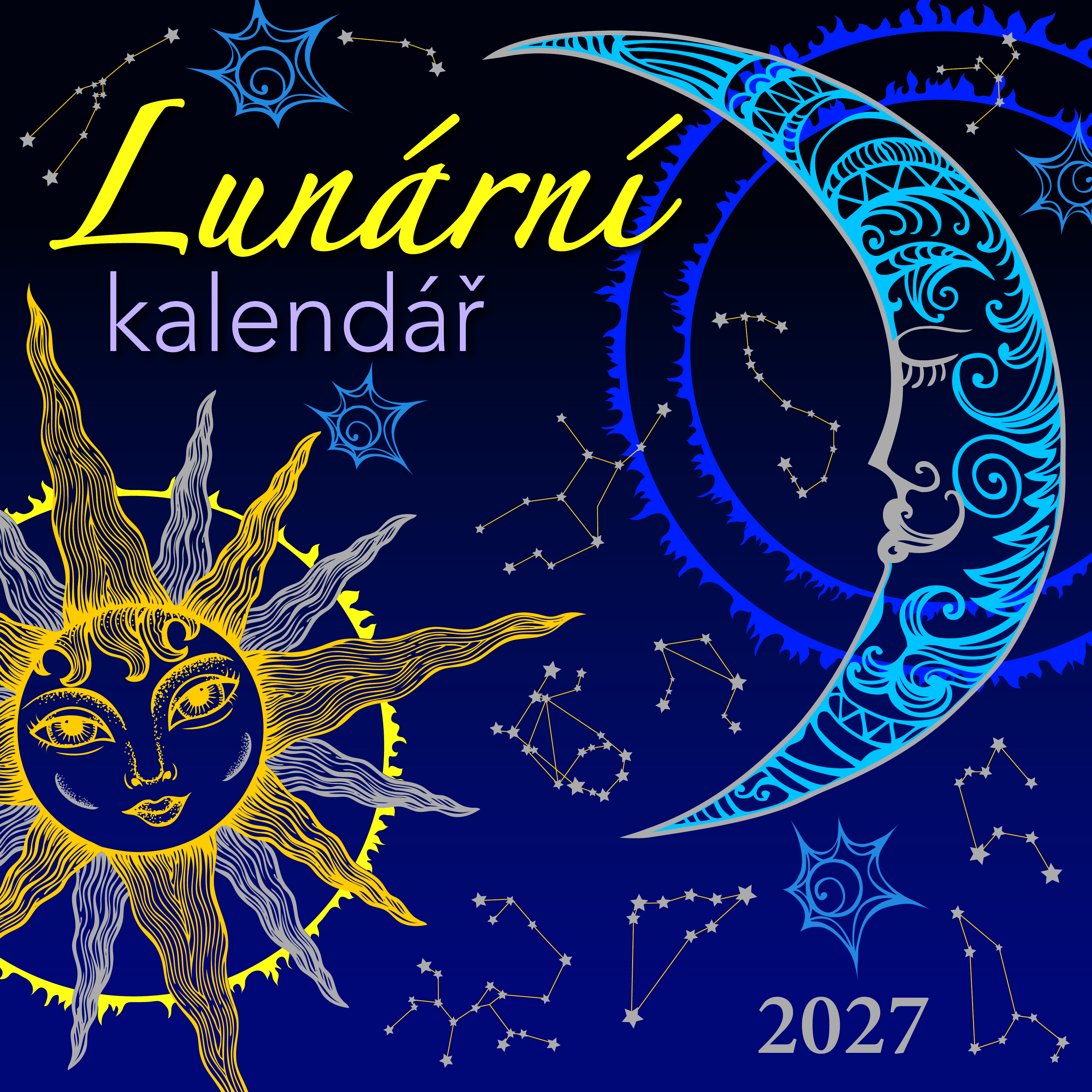 Levně Nástěnný kalendář 2027 Graspo Lunární