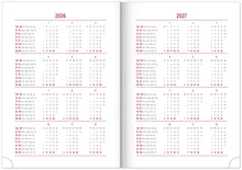 Týdenní diář 2026 NOTIQUE A5 - Aprint modrý, 15 x 21 cm (2)