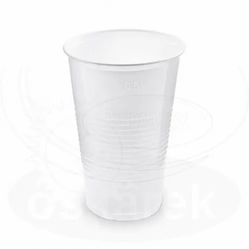 Kelímek bílý 0,5l (PP) - 50ks