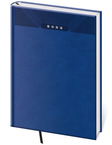 Týdenní diář 2025 Helma A5 - Print Classic modrý