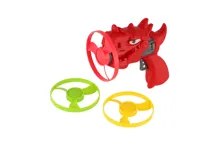 Vystřelovací vrtulka dinosaurus, 3 ks se startérem - mix barev (8)