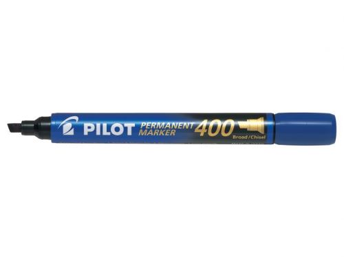 Popisovač zkosený Pilot Permanent Marker 400 - modrý