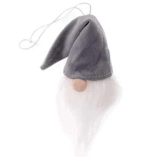 Závěs Skřítek 10cm šedý