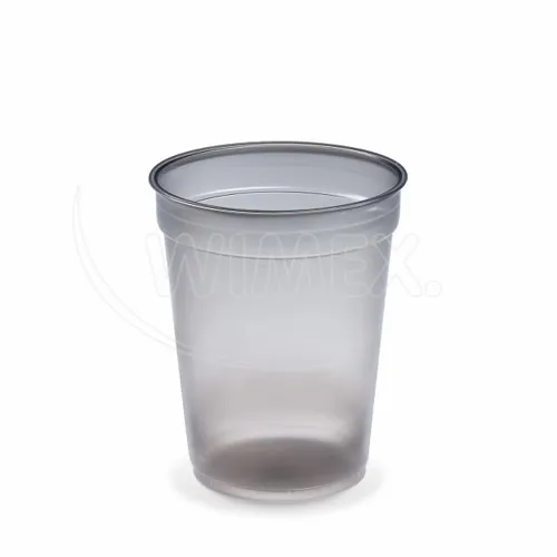 Kelímek (PP) Reware Cheers vratný kouřový Ø 95 mm 0,4 l, 25 ks